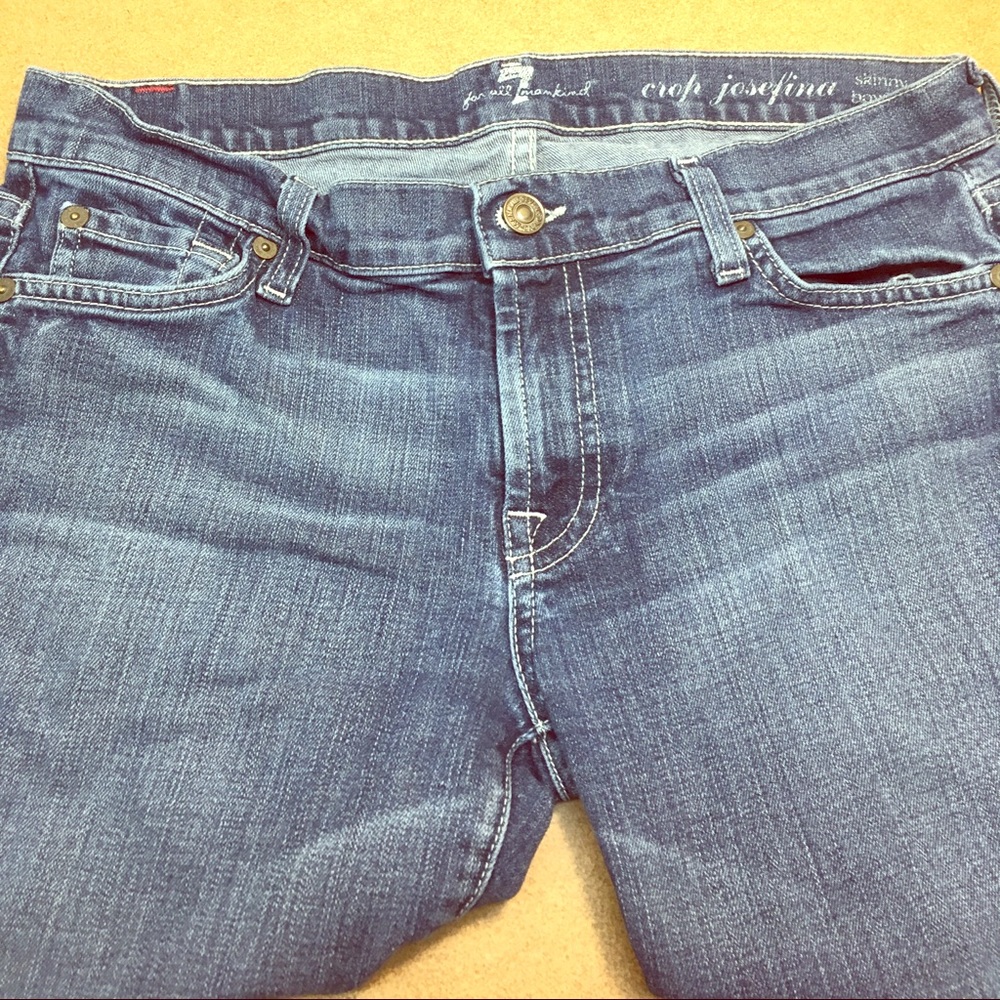 7 For All Mankind Crop Josefina Jeans